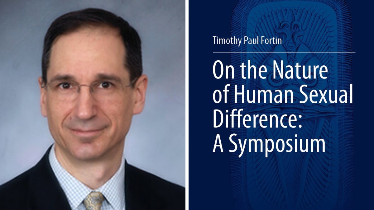 NDConStudies's tweet image. Our former visiting scholar Tim Fortin (@SetonHall) recently published the research he conducted while at the CCCG, "On the Nature of Human Sexual Difference: A Symposium." Learn more about Fortin's year with us and what he's working on next:
constudies.nd.edu/events-news/ne…