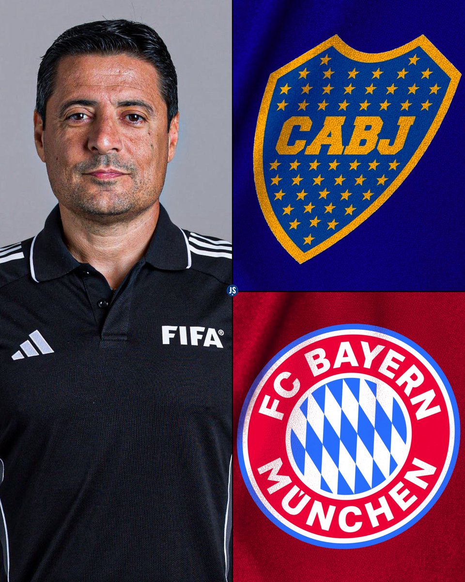 JS (@juegosimple__) on Twitter photo 🚨🏆 Alireza Faghani será el ÁRBITRO en el partido entre Boca Juniors y Bayern Múnich, en el Mundial de Clubes.
🔙 Estuvo en el inaugural entre Inter Miami y Al Ahly. 🚨🏆 Alireza Faghani será el ÁRBITRO en el partido entre Boca Juniors y Bayern Múnich, en el Mundial de Clubes.
🔙 Estuvo en el inaugural entre Inter Miami y Al Ahly.