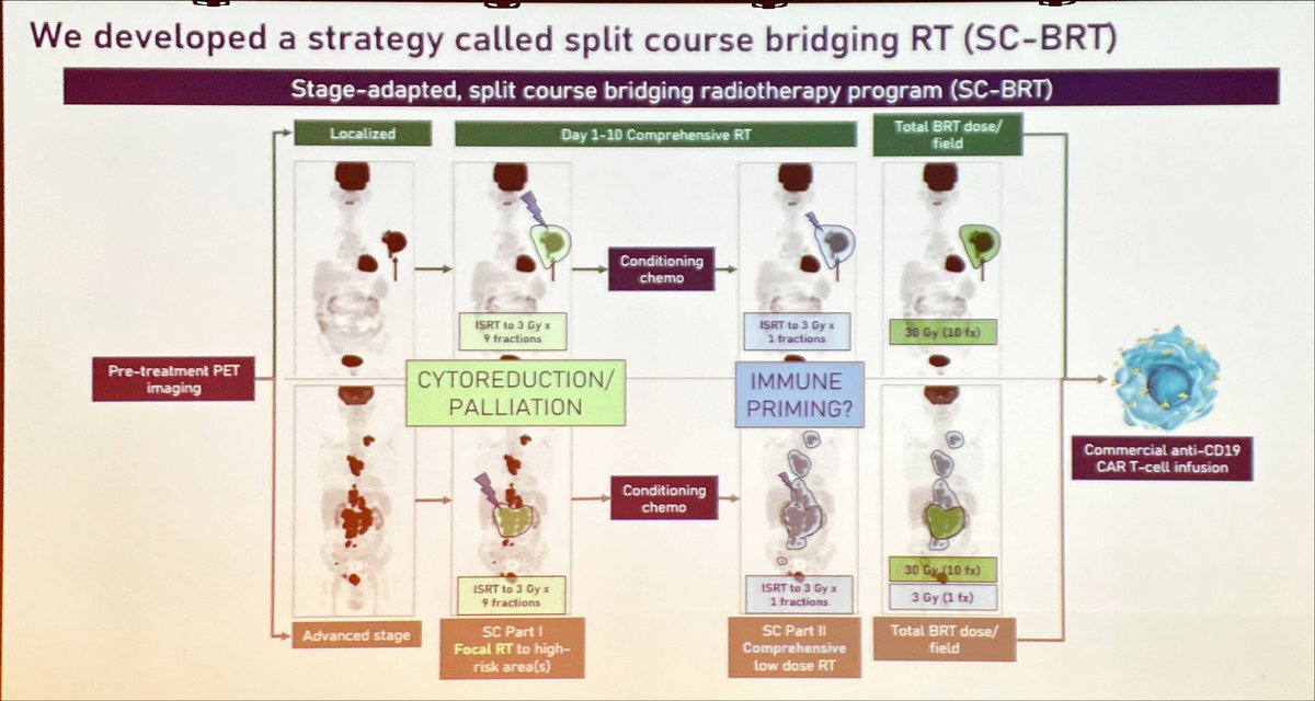 Izaskun Zeberio (@ixazebe) on Twitter photo Phase I Study of split course bridging RT prior to CAR-T cell therapy for R/R B- cell lymphoma: citoreduction and immune priming. Impressive results! <a href="/brandon_imber/">Brandon Imber</a> #ICML18 Phase I Study of split course bridging RT prior to CAR-T cell therapy for R/R B- cell lymphoma: citoreduction and immune priming. Impressive results! <a href="/brandon_imber/">Brandon Imber</a> #ICML18