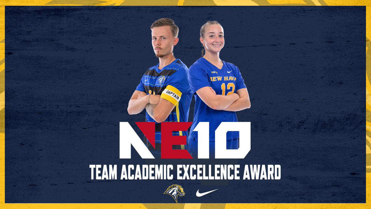 New Haven Men's Soccer and Women's Lacrosse Each Earn Team Academic Excellence from NE10

📰: bit.ly/460AGT6