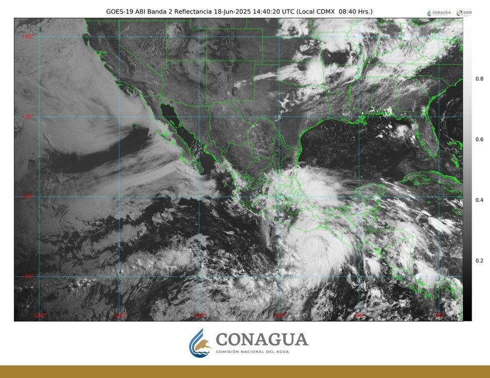 #AvisoMeteorológico
El #Huracán #Erick generará #Lluvias extraordinarias en #Oaxaca y torrenciales en #Chiapas y #Guerrero, en las próximas horas.

Más información en:
gob.mx/conagua/prensa…