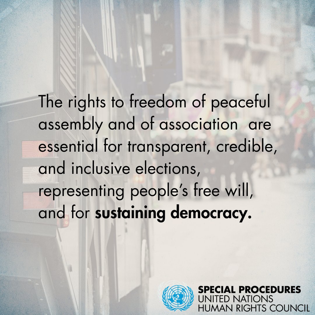 Global '#SuperElection' Cycle intensified civic space restrictions, with attacks or undue restrictions undermining democratic participation, electoral legitimacy &amp; social peace -  says UN expert <a href="/Ginitastar/">Gina Romero</a> in her report to #HRC59.

ohchr.org/en/press-relea…
