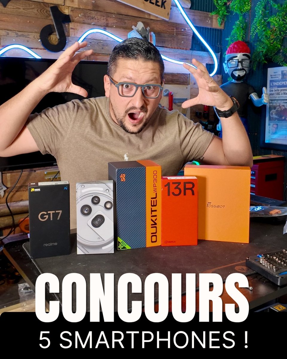 Braindegeek (@braindegeek) on Twitter photo Concours, 5 smartphones à gagner !
Pour jouer c'est simple :
1- Tag un ami dans les commentaires (Plusieurs commentaires = plusieurs participations)
2- RT et Suivre <a href="/braindegeek/">Braindegeek</a> !
Fin du concours le 30 juin à minuit ! Concours, 5 smartphones à gagner !
Pour jouer c'est simple :
1- Tag un ami dans les commentaires (Plusieurs commentaires = plusieurs participations)
2- RT et Suivre <a href="/braindegeek/">Braindegeek</a> !
Fin du concours le 30 juin à minuit !