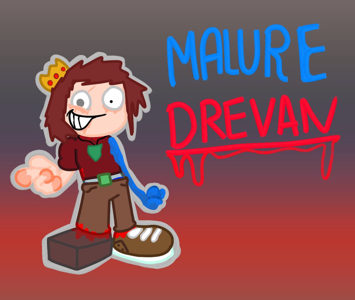 MalyPlus's tweet image. Not Gonna lie im really proud of this, so well Malure's Drawing cause why not (yes theyre the evil one)
#art