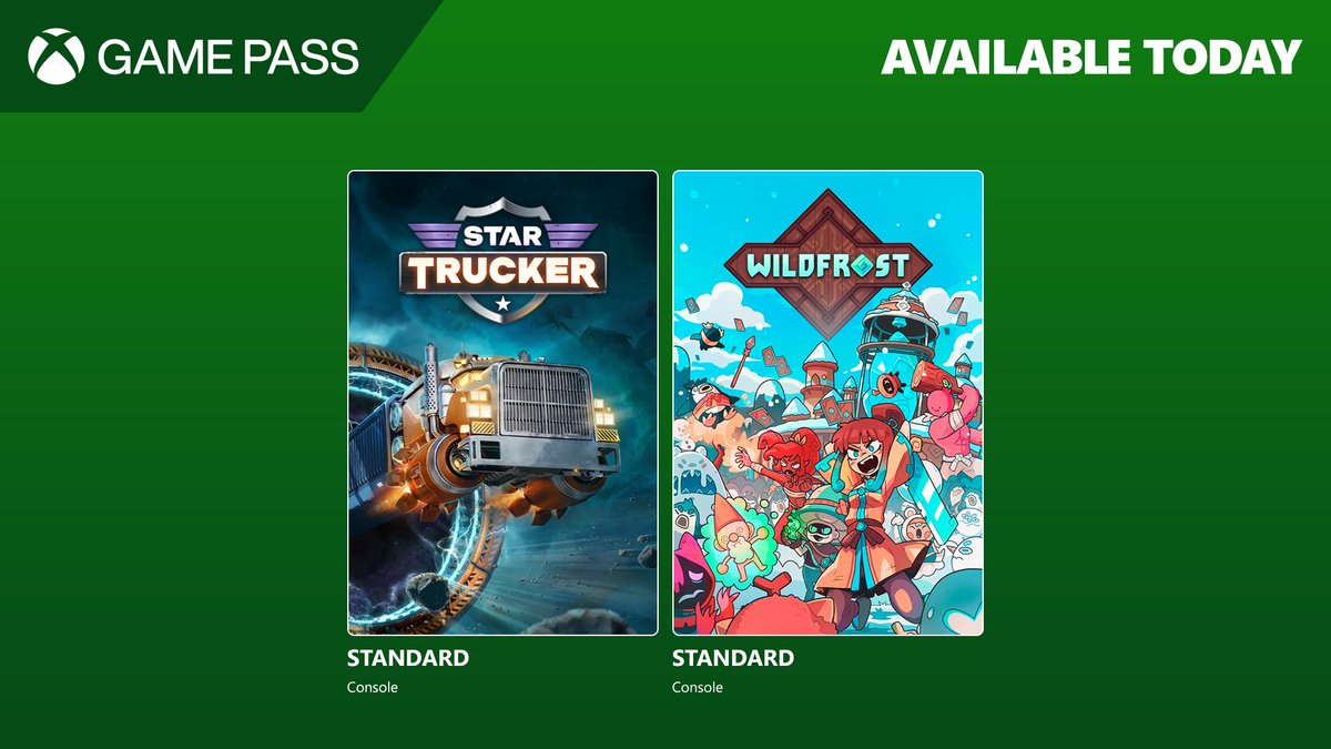 2 more to add to the Xbox Game Pass Standard lineup ✨