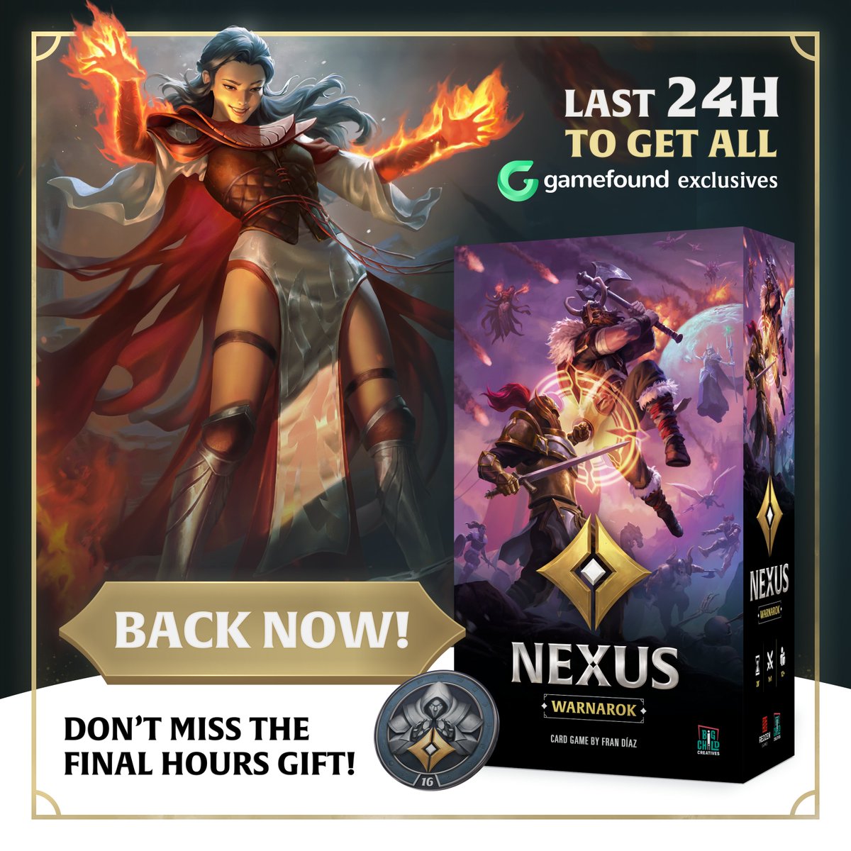 ⏰FINAL 24 HOUR STRETCH⏰

This is your last chance to back Nexus on Gamefound and receive your exclusive Season 1 gifts, don't miss out!

➡️gamefound.com/en/projects/re…