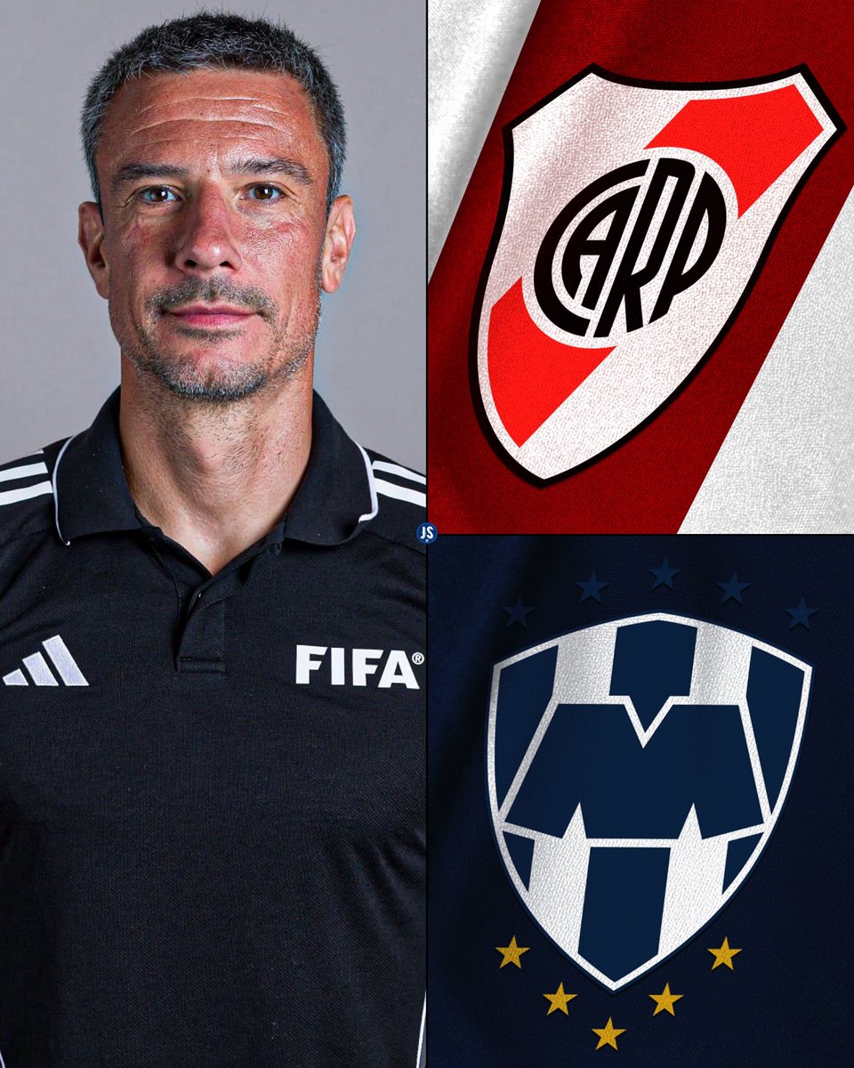 JS (@juegosimple__) on Twitter photo 🚨🏆 Slavko Vincic será el ÁRBITRO en el partido entre River Plate y Monterrey, en el Mundial de Clubes.
🔙 Será su DEBUT en esta competencia. 🚨🏆 Slavko Vincic será el ÁRBITRO en el partido entre River Plate y Monterrey, en el Mundial de Clubes.
🔙 Será su DEBUT en esta competencia.