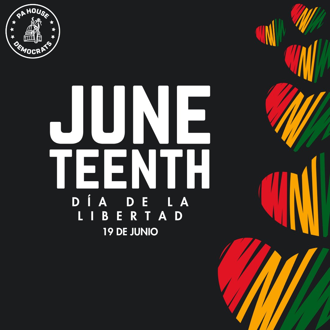 A reminder: our offices are closed tomorrow in observance of Juneteenth.