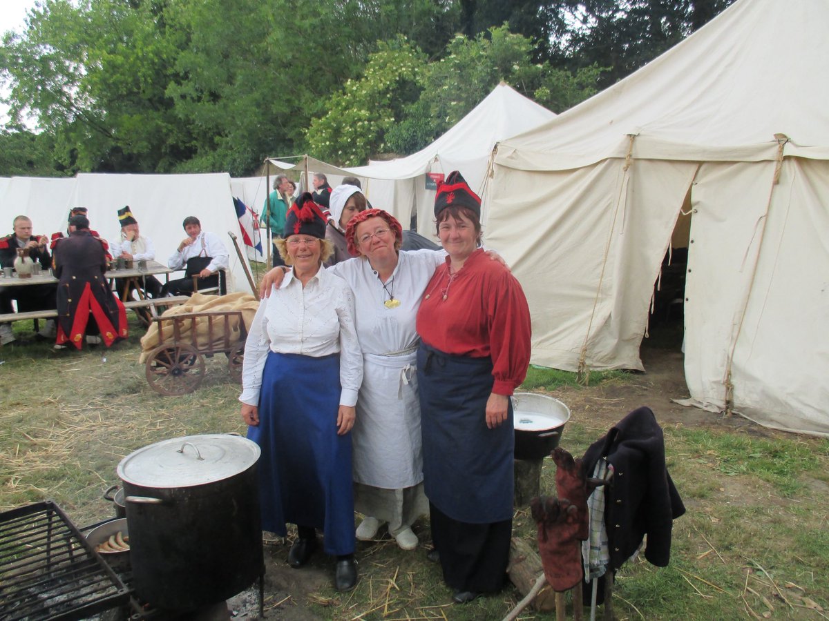 HistorianBlood's tweet image. #Waterloo210 #Waterloo200 - the French encampment had a special atmosphere the day before the battle in 2015.