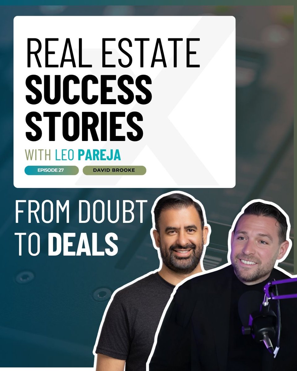 eXpRealty's tweet image. He made $19K in year one.
Now he leads an AI-powered team crushing dev deals. 💥

David Brooke shares the raw truth about real estate growth, grit, and scaling smart.
🎥 Watch the episode: ow.ly/vk9Z50WbLiI

#RealEstate #eXpProud #AgentSuccess #AIinRealEstate #Leadership
