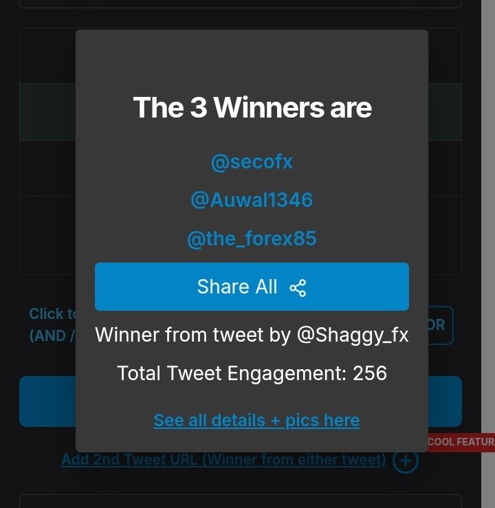 Congratulations 🎊 Winners 🏆 

 <a href="/secofx/">Seco</a> 
<a href="/Auwal1346/">Liquidity</a>
 <a href="/the_forex85/">The Hunter</a> 
ID : 1750262224296/winners 

Open ticket 🎟 and claim your prizes.