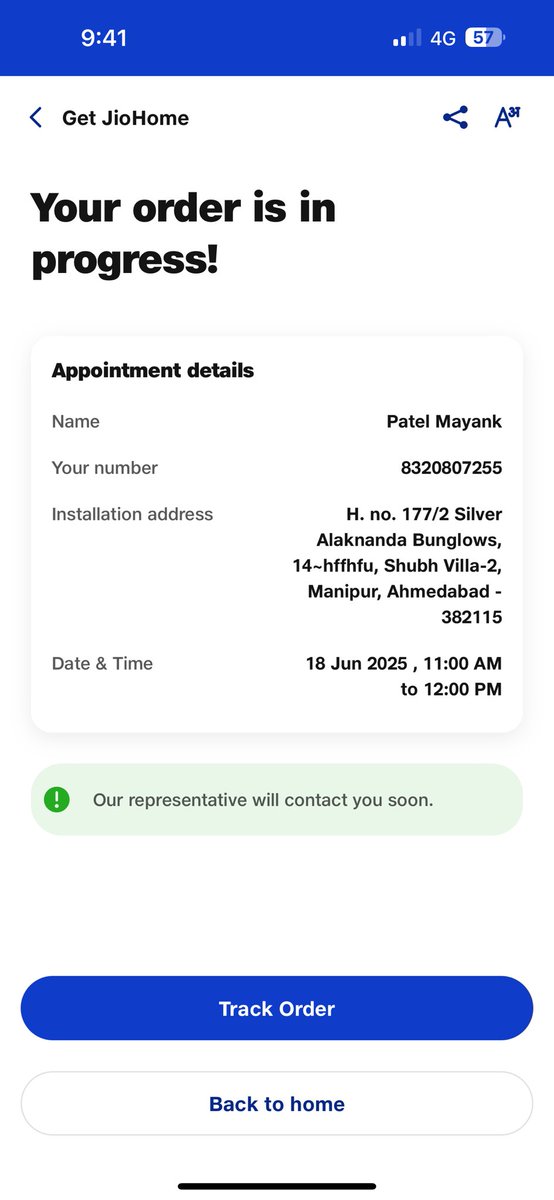 PatelMays's tweet photo. @JioCare Still waiting wee ago https://t.co/3qFmMgH0JA