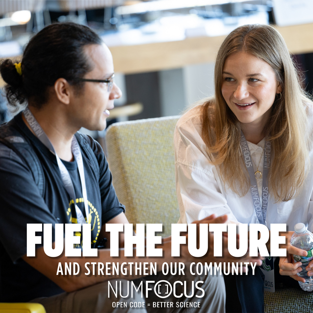 Beyond fiscal sponsorship, NumFOCUS Affiliation strengthens open science by connecting projects to resources, visibility, &amp; community. We're building a more innovative research landscape together. Fuel the future with us by donating at hubs.la/Q03swk4_0