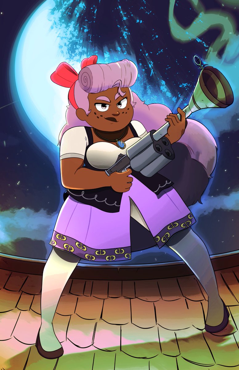 fefedoughshi's tweet photo. She’s cute. She’s armed. She doesn’t take nonsense.
One of the circus crew’s toughest — don’t let the bow fool you 🎪💥 Alt-universe lol

#indieartist #characterdesign #shamalotts #cartoonstyle https://t.co/KNnboh1iLk