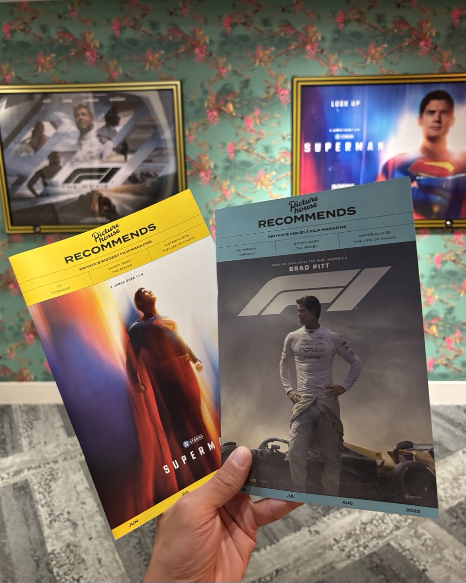 Epsom Picturehouse (@epsom_ph) on Twitter photo If you swung by this weekend, you might’ve spotted it already — the brand-new issue of our FREE Picturehouse Recommends is out now in cinemas! 
🎬 F1®: THE MOVIE – Opens 25 June
🦸 SUPERMAN – Opens 11 July
🔥 Two icons. One epic summer. If you swung by this weekend, you might’ve spotted it already — the brand-new issue of our FREE Picturehouse Recommends is out now in cinemas! 
🎬 F1®: THE MOVIE – Opens 25 June
🦸 SUPERMAN – Opens 11 July
🔥 Two icons. One epic summer.