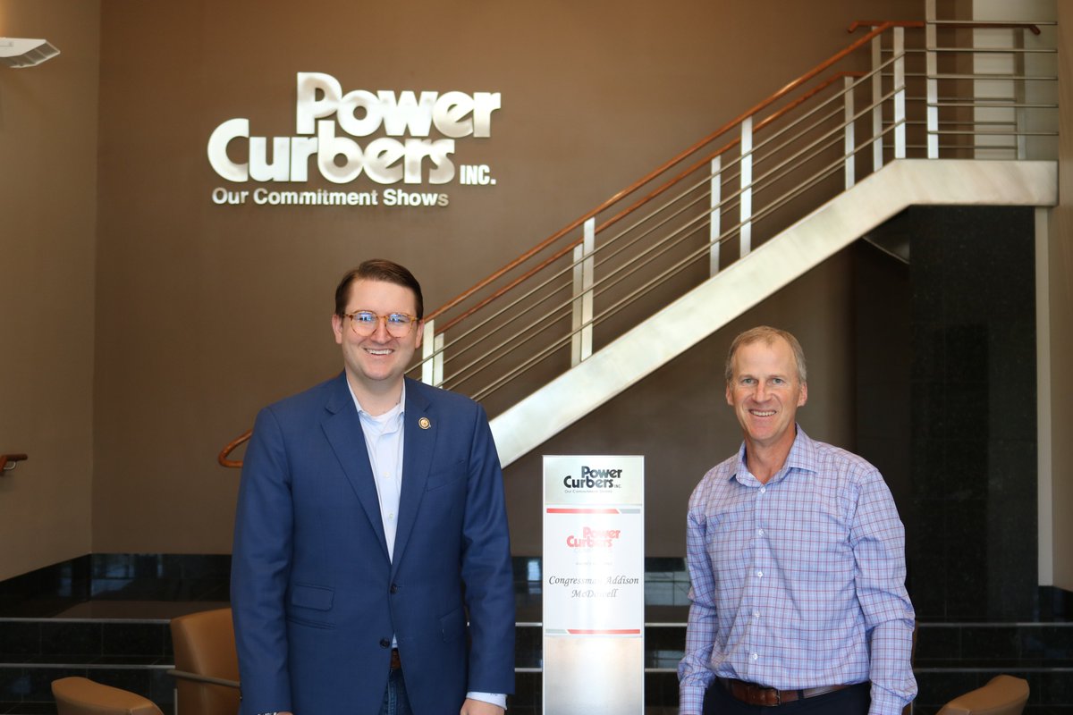 AEMAdvocacy (@aemadvocacy) on Twitter photo Thank you <a href="/RepMcDowell/">Congressman Addison McDowell</a> for coming to visit AEM member <a href="/PowerCurbers/">Power Curbers Companies</a> in Salisbury, NC yesterday! We appreciate your continued support for equipment manufacturers in your district and across the country. Thank you <a href="/RepMcDowell/">Congressman Addison McDowell</a> for coming to visit AEM member <a href="/PowerCurbers/">Power Curbers Companies</a> in Salisbury, NC yesterday! We appreciate your continued support for equipment manufacturers in your district and across the country.