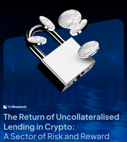 dl_research's tweet image. Uncollateralised lending once fueled a $35b credit boom, but then it imploded.
Now, a new wave of DeFi protocols is rebuilding the sector with a safer design.
Our latest report unpacks the collapse, the comeback, and the billion-dollar opportunity:
assets.dlnews.com/dlresearch/DL_…