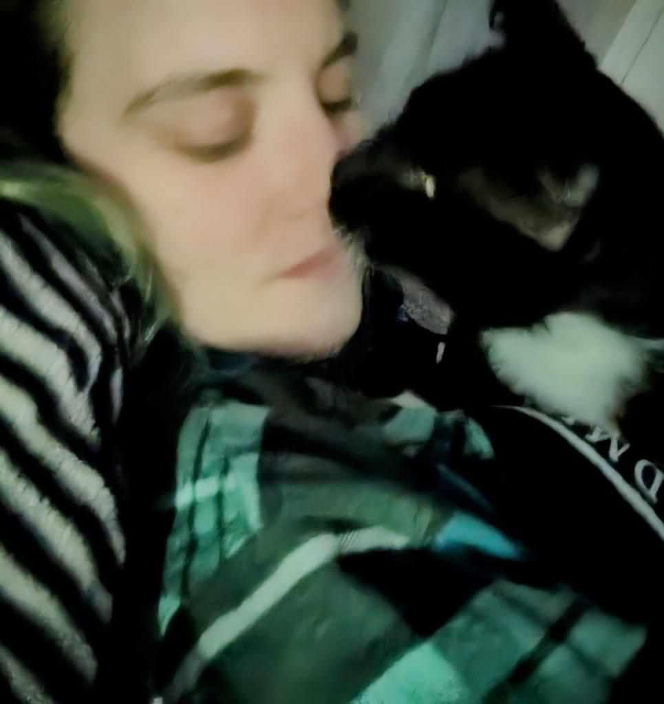 Cat rescuing has been one of the most difficult things I've done.

But it has fun moments. This man is the sweetest cuddle bug I've gotten to love.

But a HUGE BED HOG. He dominates 80% of my bed.

Gonna miss him when he finds his family, but it'll be nice to have my bed back. 😂