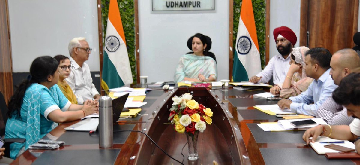 DC Udhampur (@udhadm) on Twitter photo DC Udhampur Ms. Saloni Rai chaired the District Level Implementation Committee meeting under Mission YUVA. Out of 33 proposals, 29 were approved to boost youth entrepreneurship in the district.
<a href="/diprjk/">Information & PR, J&K</a> DC Udhampur Ms. Saloni Rai chaired the District Level Implementation Committee meeting under Mission YUVA. Out of 33 proposals, 29 were approved to boost youth entrepreneurship in the district.
<a href="/diprjk/">Information & PR, J&K</a>