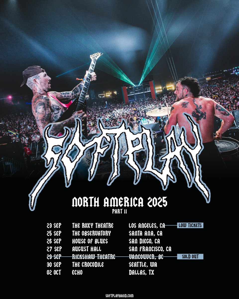 Vancouver is sold out. LA is close behind, few tix left. Let's go North America. Tix in bio 🇺🇸 🇨🇦  xxx

found.ee/NATOUR2025