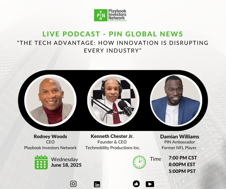Tonight @ 8pm CST: I'm joining the PIN Global News Podcast to talk about how AI, blockchain, and quantum tech are disrupting every industry.

Tech isn’t the future—it’s the now. 💥
🎙️ Watch: YouTube → playbook-investors-network.mn.co/events/breakin…

#AI #TechInnovation #Disruption #KenChester