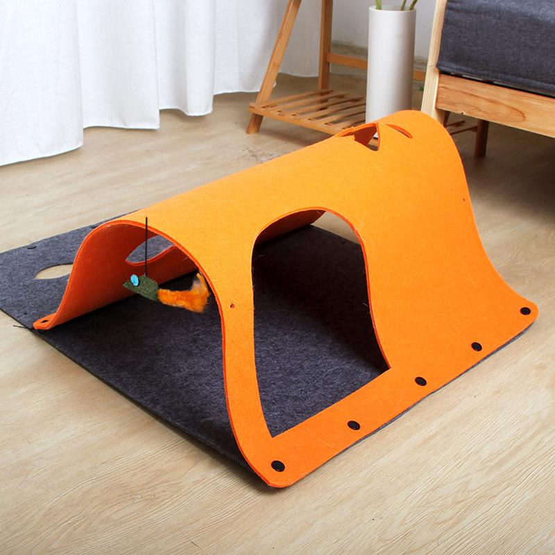 UnicunShop's tweet photo. Is your furry friend bored? 😩 Give them the gift of tunnels! 🎉 Our Felt Tunnel Tubes are perfect for playtime, naps, and endless fun!  https://t.co/RNyAFruUS4  #pettoys #catsofinstagram #dogsofinstagram #spoiledpets https://t.co/7nm6JNxQwn