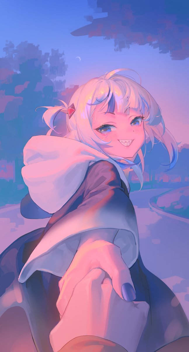 deme_is_deme's tweet image. *LONG PIC*クリック推奨*
💛 "You wanna walk around and get lost?"
💙 "Yeah"
----------
Today was the day.
#gawrt