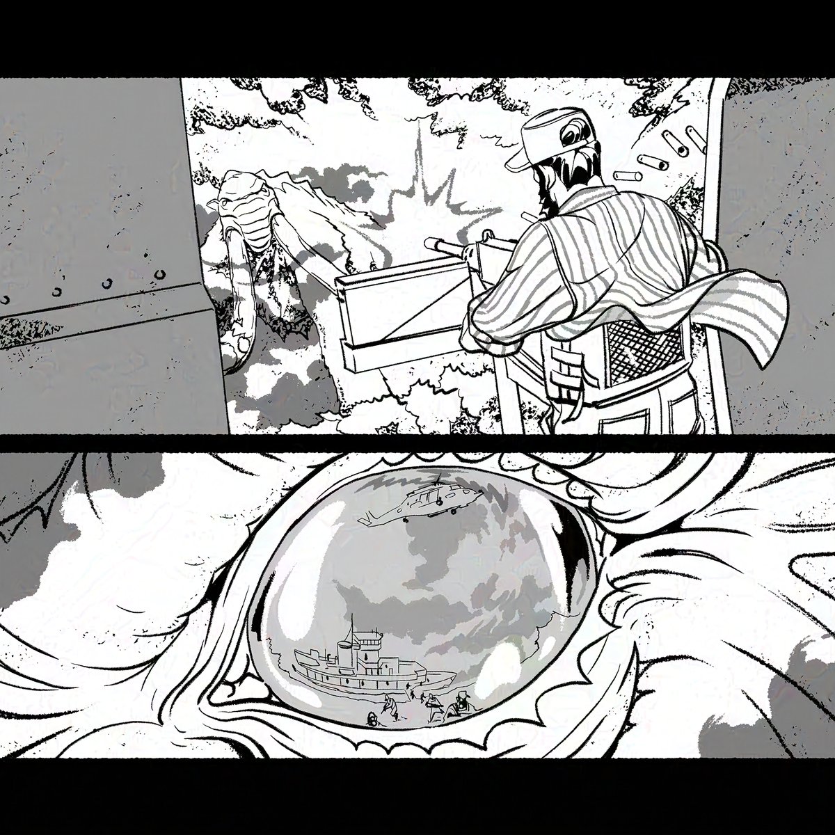 🦣 Pages from Monsterverse Declassified by <a href="/LegendaryComics/">Legendary Comics</a> 
Thanks to <a href="/aranciastudio/">Arancia Studio</a> 
. 
. 
.
#godzilla #monsterverse #comics #graphicnovel #fumetti #legendary #digitalart #bd #bandedessinee #dibujos #instadaily #comicbook #comicartist