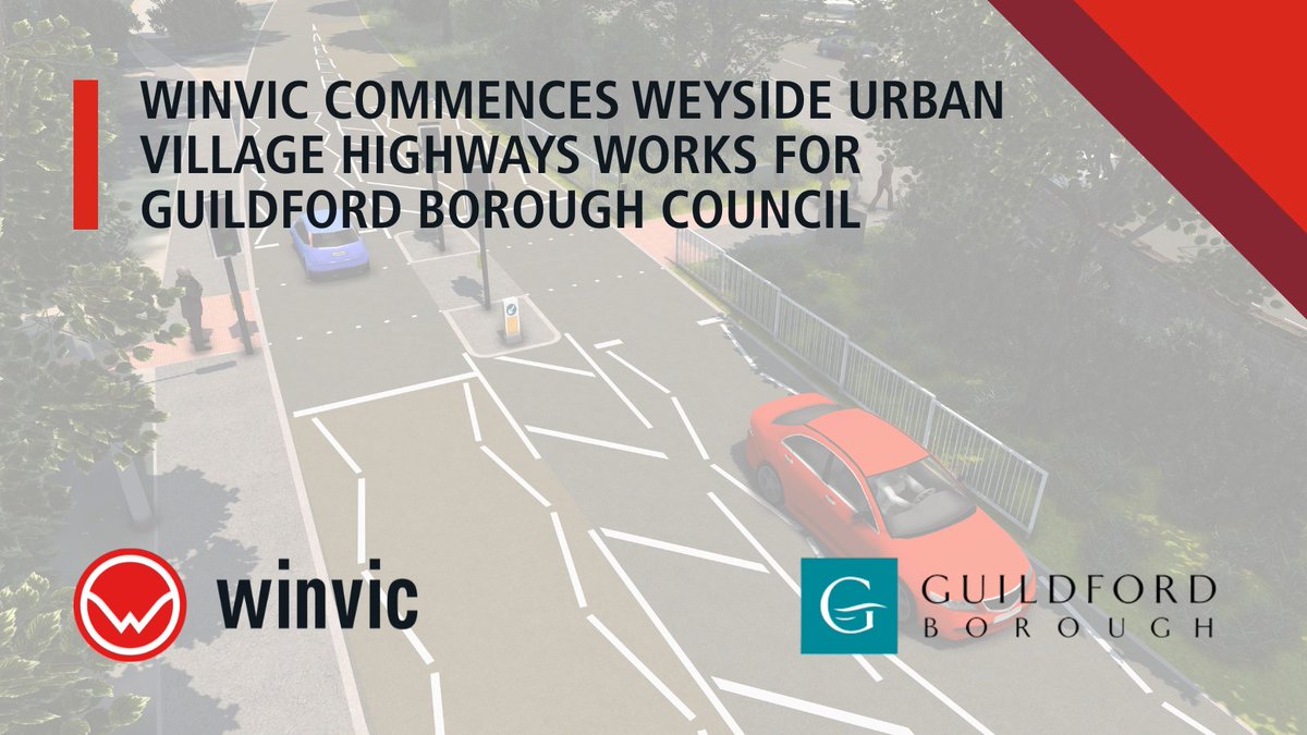 Winvic commences Weyside Urban Village highways works for Guildford Borough Council 🚧

📰 Read about it in the press release here: bit.ly/4l9Qozw

Winvic is proud to have been appointed by valued client Guildford Borough Council to deliver key hashtag#infrastructure for