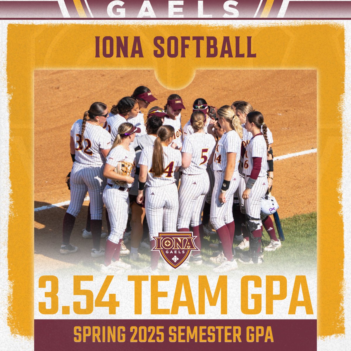 Got it 𝐝𝐨𝐧𝐞 in the classroom! 📚🥎

The Gaels capped another awesome semester with a 3.54 team GPA this spring!

#GaelNation