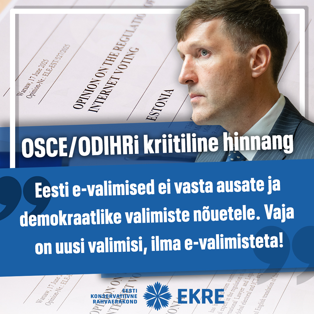 🗳️💻❗ Tänaseks päevaks on selge, et kõik vastuargumendid, millega e-valimiste entusiastid on kriitikat tõrjunud, on põrmustatud! Kõik me teame tuima näoga esitatud väidet, et e-valimised on turvalised, sest neid esiteks on auditeeritud ja teiseks, sõltumatud eksperdid on nii