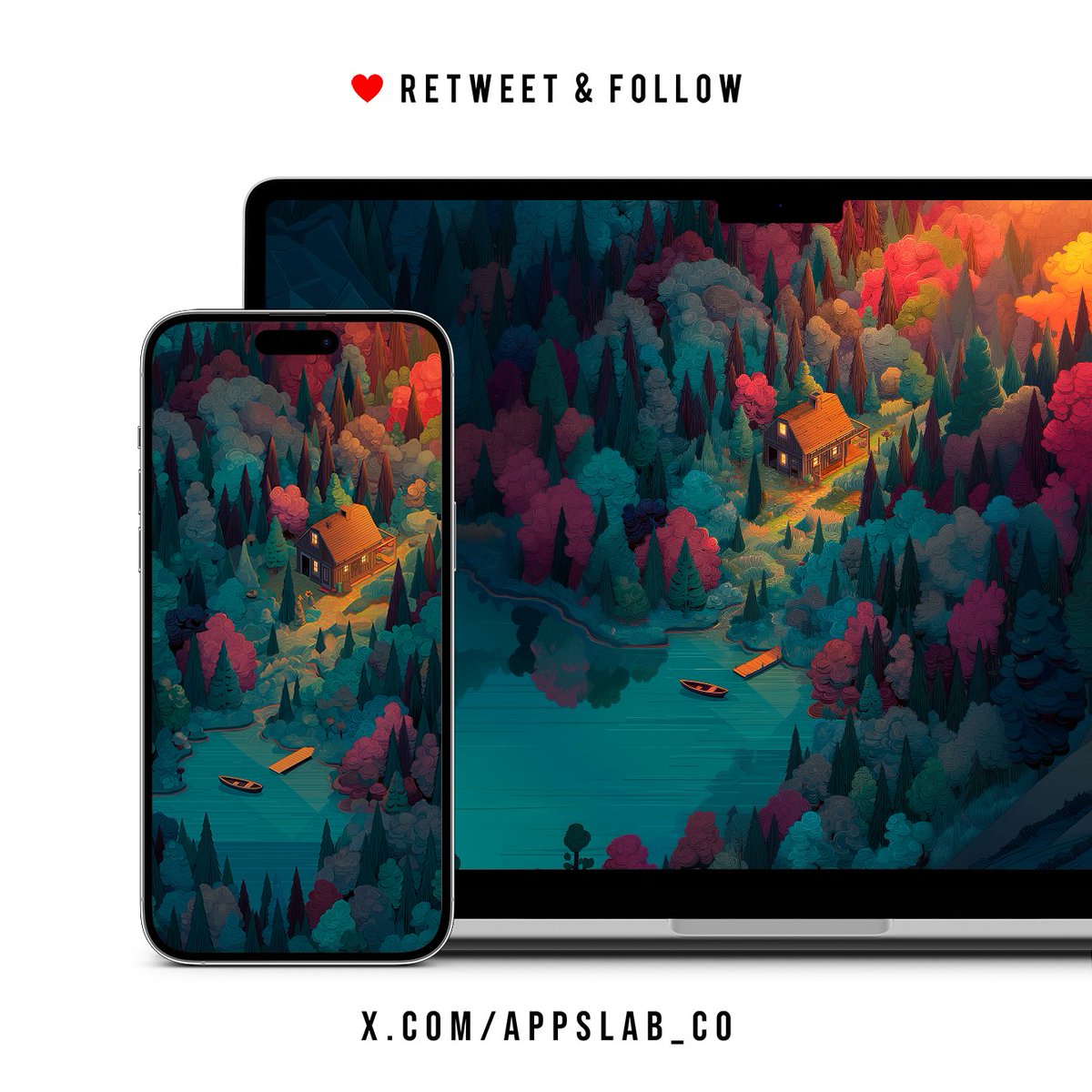 AppsLab_Co's tweet image. Landscape Art 📲 #Wallpapers 

Perfect for desktop, laptop, and mobile.