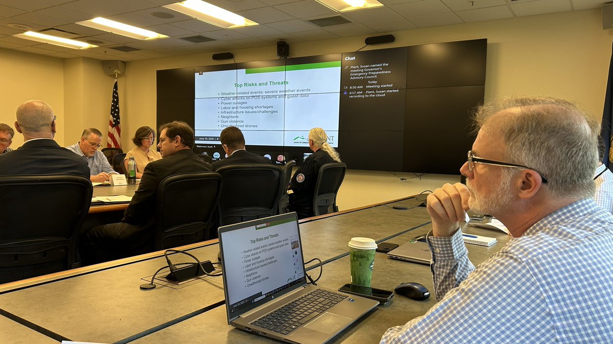 Anson Tebbetts (@anson_ag) on Twitter photo Preparing for emergencies. Presented today at the Gov’s Emergency Preparedness Advisory Council <a href="/vemvt/">VT Emergency Mgmt</a>. Briefed members on natural disasters, bird flu and labor. All issues before <a href="/VTAgencyofAg/">VTAgencyofAg</a>. Also heard from <a href="/LindsayKurrle/">Lindsay Kurrle</a> & commerce issues. Planning is important. Preparing for emergencies. Presented today at the Gov’s Emergency Preparedness Advisory Council <a href="/vemvt/">VT Emergency Mgmt</a>. Briefed members on natural disasters, bird flu and labor. All issues before <a href="/VTAgencyofAg/">VTAgencyofAg</a>. Also heard from <a href="/LindsayKurrle/">Lindsay Kurrle</a> & commerce issues. Planning is important.