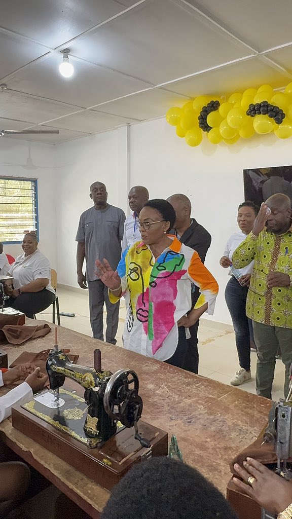 #DAY3 Earlier today ,we paid a visit to the Opportunities Industrialisation Centre in Accra to explore youth-focused TVET and skills development.  As part of <a href="/MTNGhana/">MTN Ghana</a>’s Y’ello Care program, the center produces school uniforms for learners in need.