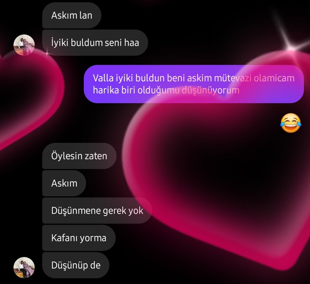 İKİMİZ DE AYNI ŞEYİ SEVİYORUZ. BENİ.😁