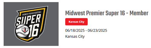 WyattLibbert's tweet image. Back in the KC area this week with @RoyalsScoutTeam in the @PBRTournaments Super 16. I have the start in our first bracket game Saturday. Time is TBD depending on seed after pool, stay tuned/follow for updates.
ποΈ6-21-25
π TBD
π TBD - Homefield / Creekside
@PrepBaseballMO