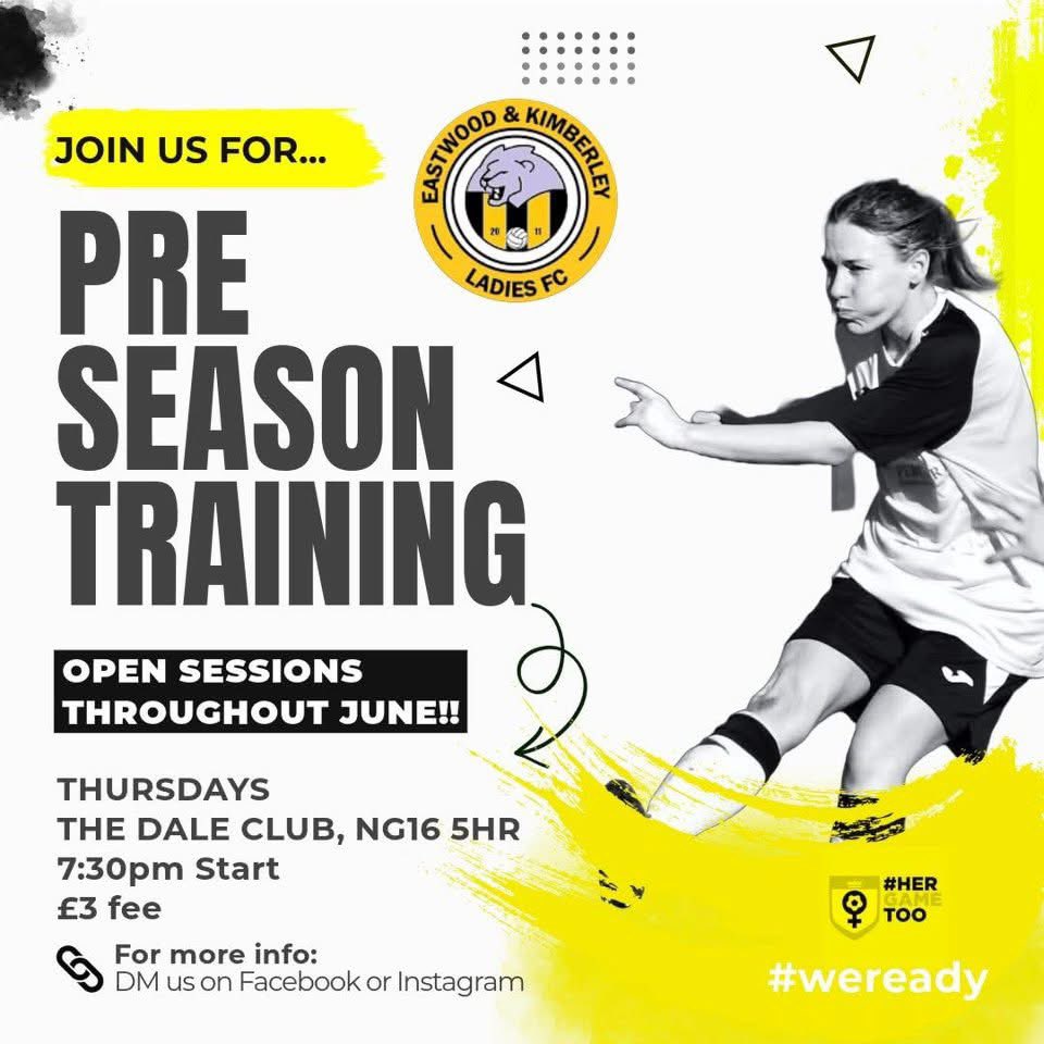 🚨 We’re Eastwood &amp; Kimberley FC – home to men’s, women’s, U18s &amp; a charity team that’s raised over £44,000 for good causes

⚽ We’re on the lookout for:
👕 Team &amp; Club Sponsors
📢 Advertising Board Sponsors
🔥 New Players (all teams)

📲 Follow us: Facebook, Twitter &amp; Insta
🟡⚫