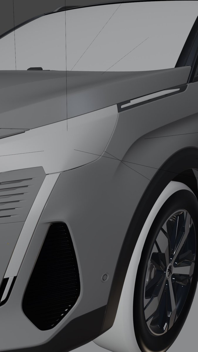 Blender Cycles - Peugeot 5008  Render