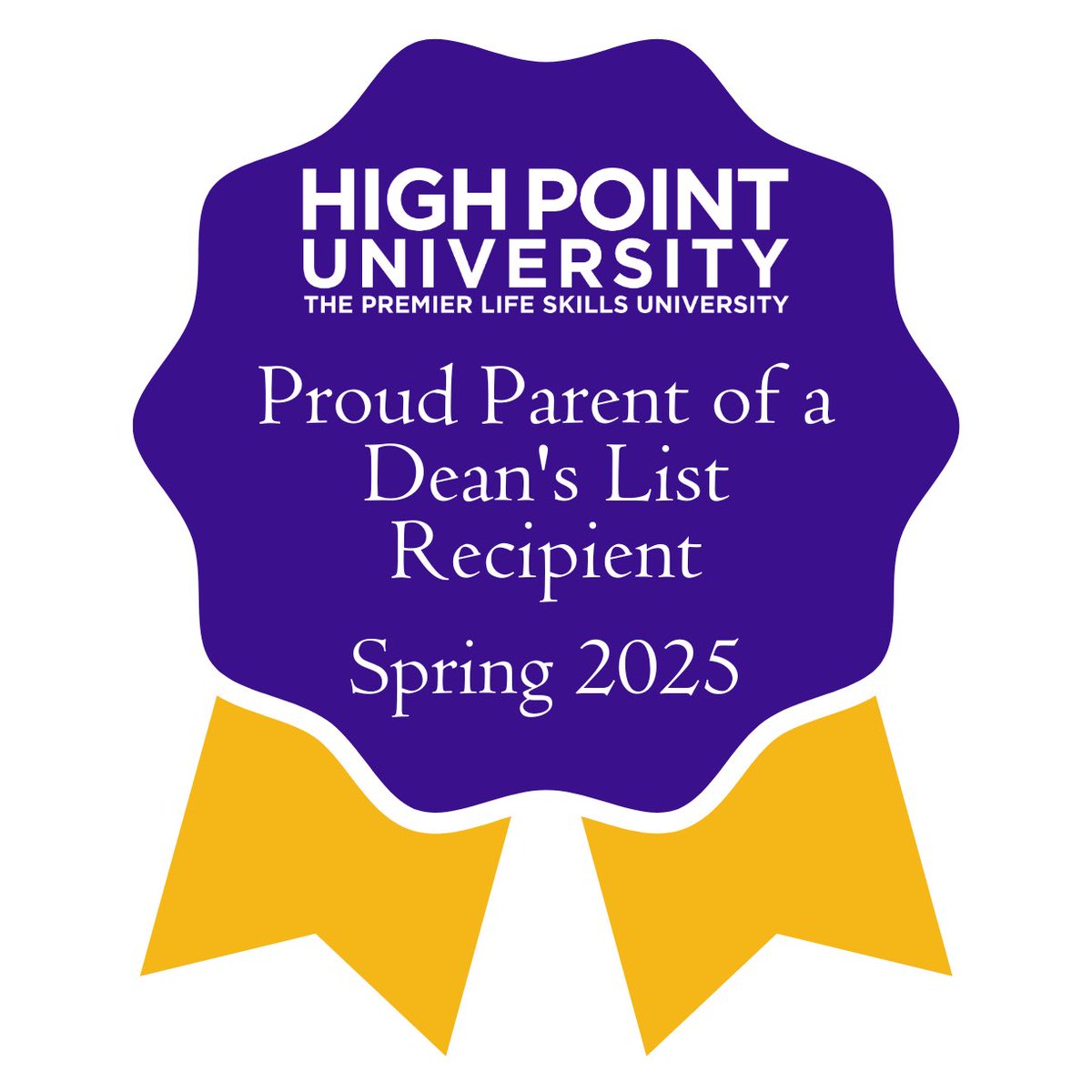 So proud of my daughter Crystal Miller for making Deans List again at High Point University. She has made the Deans List every semester. Wishing her a successful Senior Year in the upcoming year.