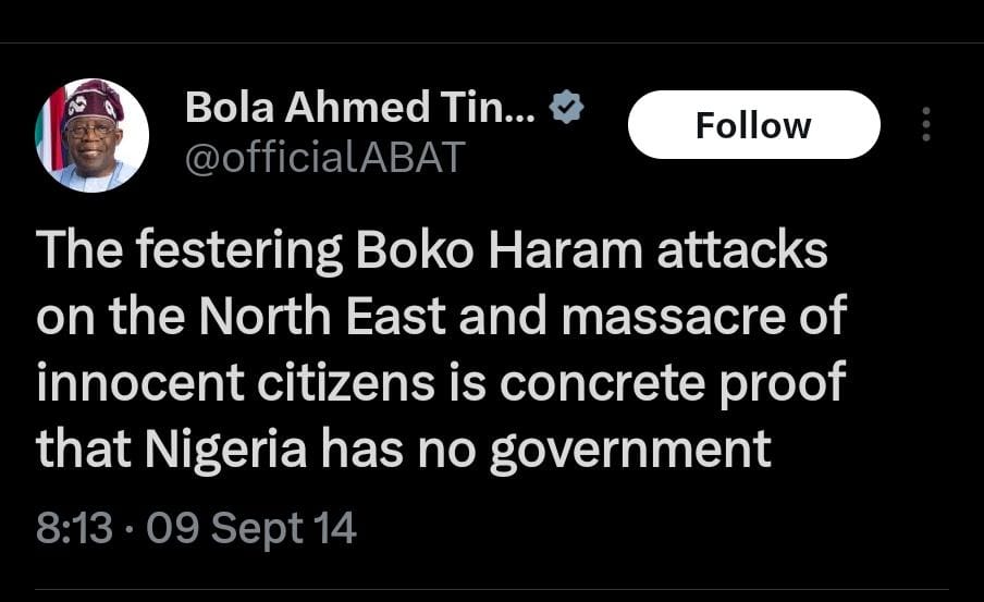 Even your president knows that you have no president