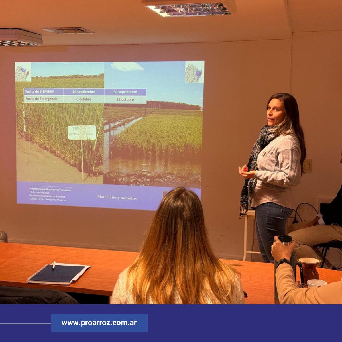 Fund_Proarroz's tweet photo. 📊Durante la jornada, cada investigador expuso ante nuestro Comité Técnico los avances y resultados logrados hasta el momento. Cerramos el encuentro con una valiosa puesta en común sobre los desafíos y las oportunidades del sector. https://t.co/Cjt5mruavD