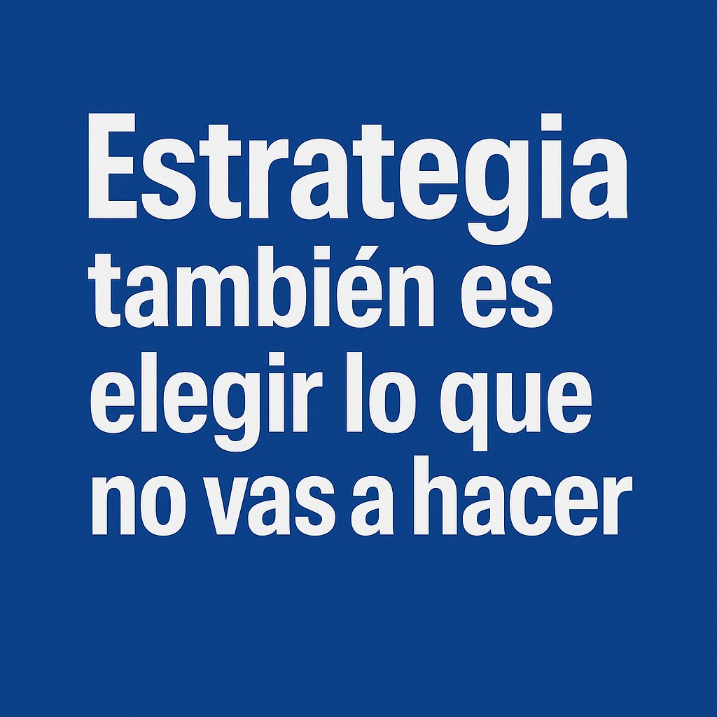 rololmosv30's tweet photo. Esta semana no se trata de hacer más.
Se trata de elegir mejor.
– Menos urgencias ajenas
– Más decisiones alineadas
– Nada que no construya
Estrategia también es decir NO. https://t.co/HsEYRmOBIV