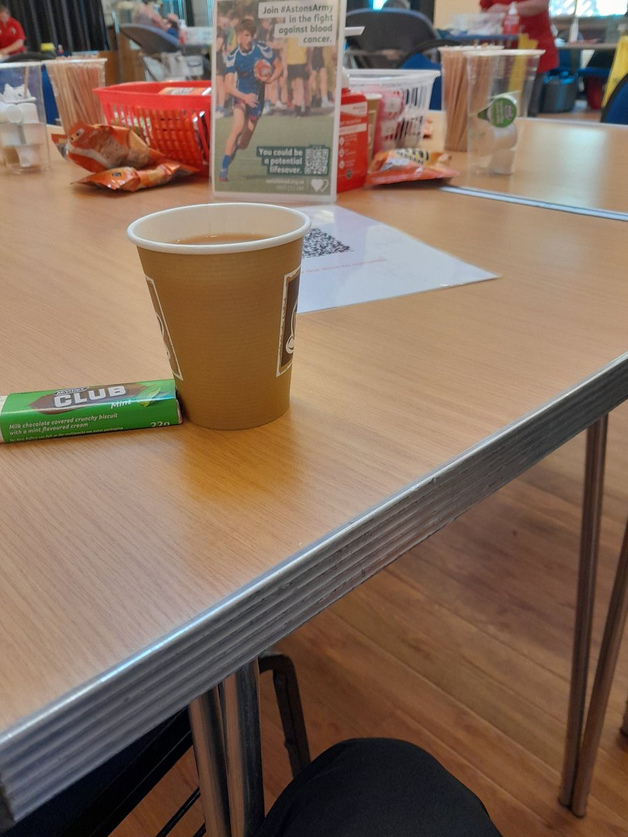 The best part of donating! <a href="/WelshBlood/">Welsh Blood 🏴󠁧󠁢󠁷󠁬󠁳󠁿</a> at Bridges, Monmouth.