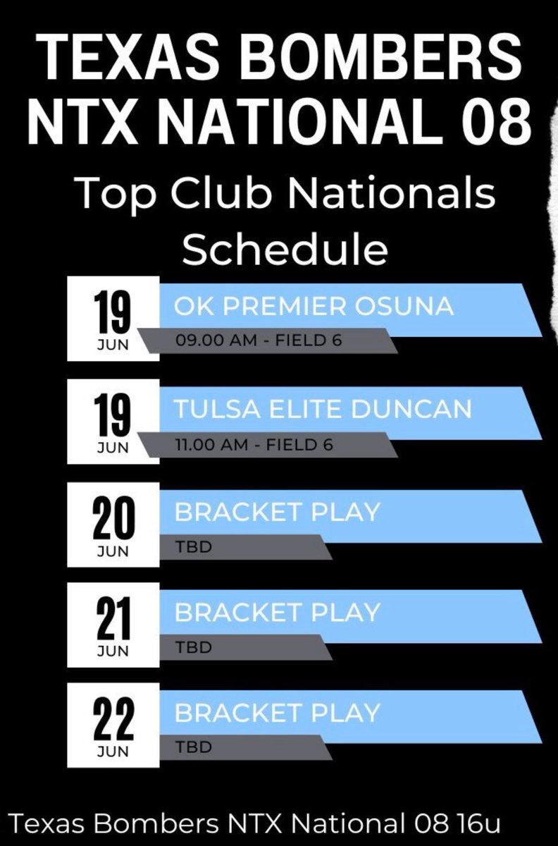 Addison Hanson (@addisonhanson13) on Twitter photo Excited to be in OKC with <a href="/Bombers08Natl/">Texas Bombers NTX 08 - National</a> this weekend! We are playing at Bouse Sports Complex in Choctaw! Come see us! Excited to be in OKC with <a href="/Bombers08Natl/">Texas Bombers NTX 08 - National</a> this weekend! We are playing at Bouse Sports Complex in Choctaw! Come see us!