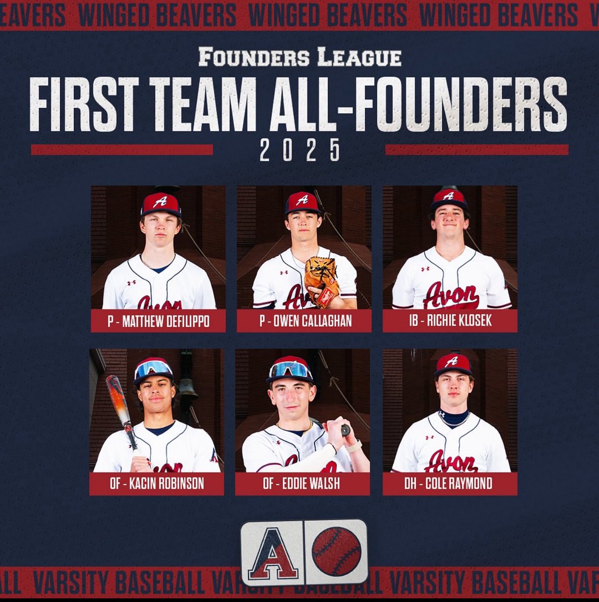 Love this group! Honored to be named to the First Team All-Founders! <a href="/AOFBaseball/">AOF_Baseball</a> <a href="/NorthEast_BBall/">NEB</a> <a href="/Kruger422/">Matt Kruger</a> <a href="/NEBscottp/">Scott Patterson</a> <a href="/NCSA_Baseball/">NCSA Baseball</a>