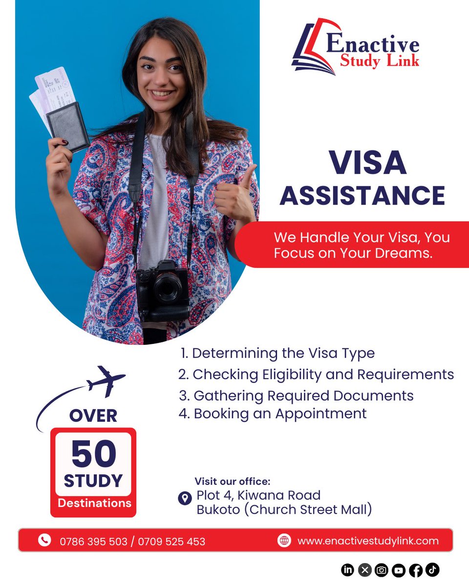 Visa Processing Made Easy. Let’s Get You There!

#visaprocessing #studyabroad #visa
