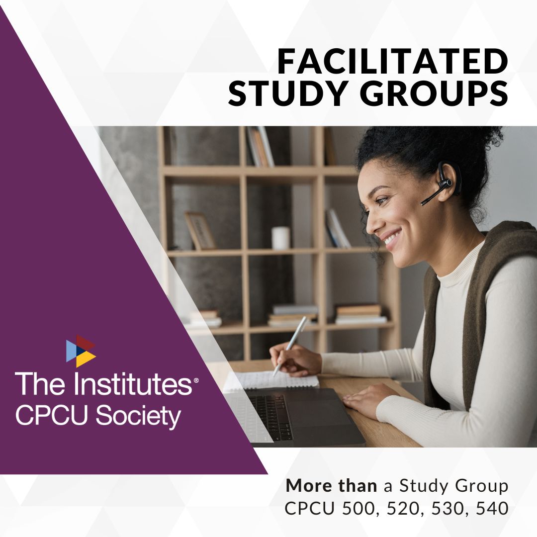 Still need to prepare for your CPCU exam? The Institutes CPCU Society has you covered. Joining a Facilitated Study Group is the perfect way to get in shape for your test in September. Spots are filling up fast and groups start meeting the week of July 7. 

bit.ly/48zkp5n