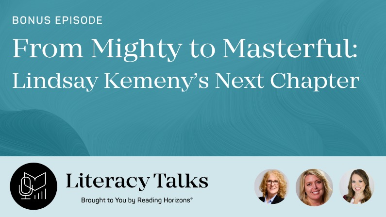 ReadingHorizons's tweet image. 🚨 New #LiteracyTalks episode out now!

@LindsayKemeny shares the next chapter in her teaching journey—her new book #RockYourLiteracyBlock. Tune in for powerful takeaways, classroom-tested strategies, and personal reflections.

🎙️ Listen now: bit.ly/40cCUuX