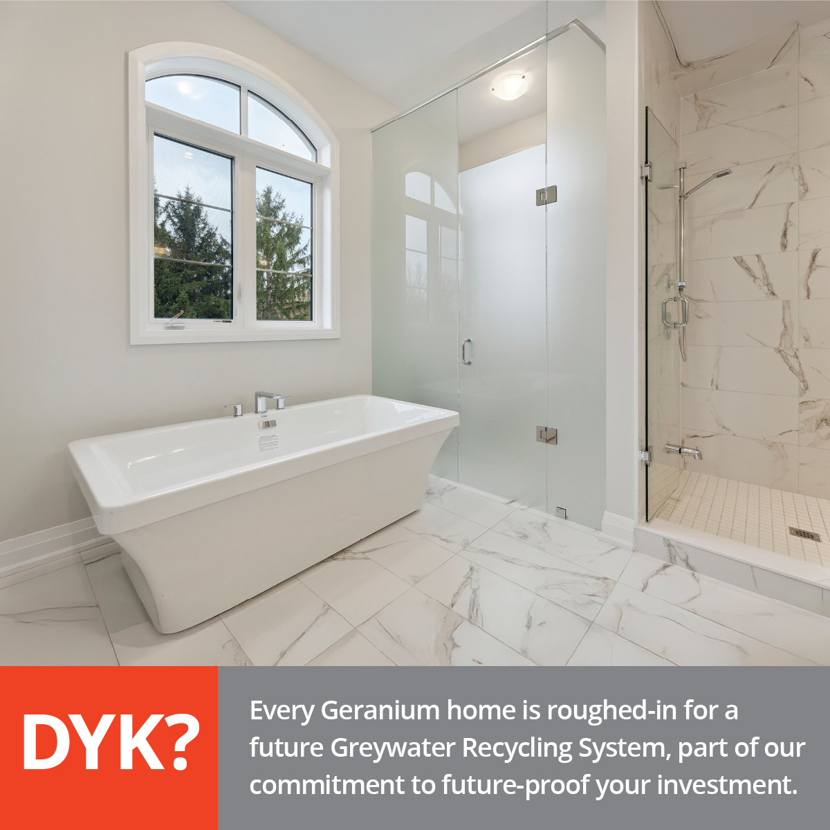 Future-ready &amp; eco-friendly 🌱 DYK Every Geranium home comes roughed-in for greywater recycling — one way we're helping build a greener tomorrow.

Learn more: tinyurl.com/xwj9u8x4 

#Sustainability #HowWeBuild