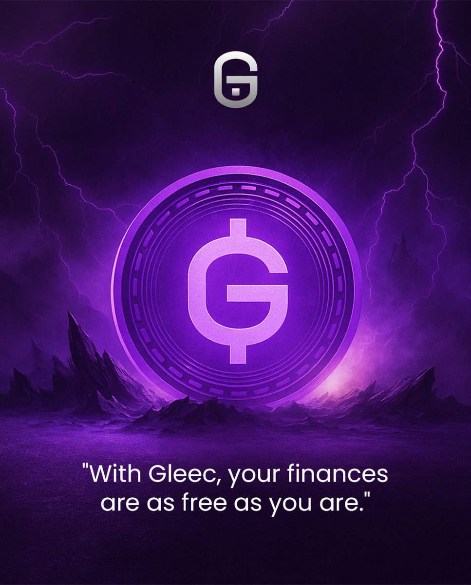 📱💸 With #Gleec, your finances are as free as you are.
Make payments, send money, invest, and manage your funds with no limits, no traditional banks, and total freedom.

🌐 Discover a new way to take control of your money.
#Gleec #FinancialFreedom #CryptoForEveryone